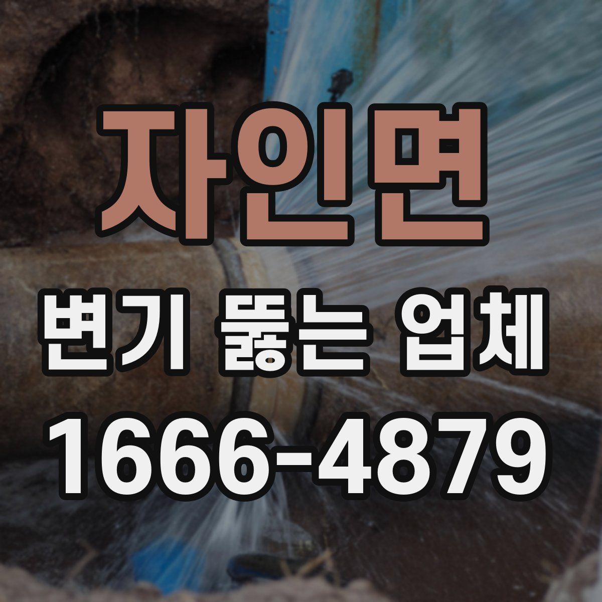 자인면 변기 뚫는 업체
