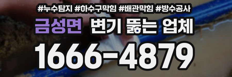 금성면 변기 뚫는 업체