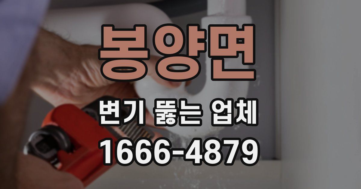 봉양면 변기 뚫는 업체