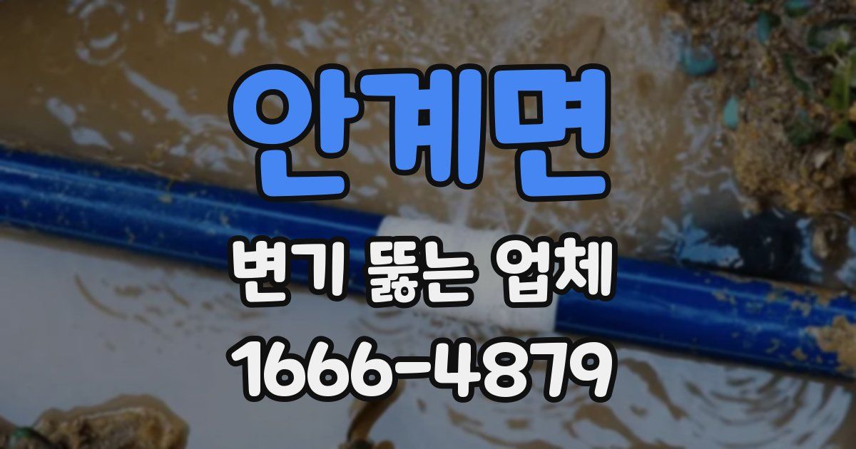 안계면 변기 뚫는 업체