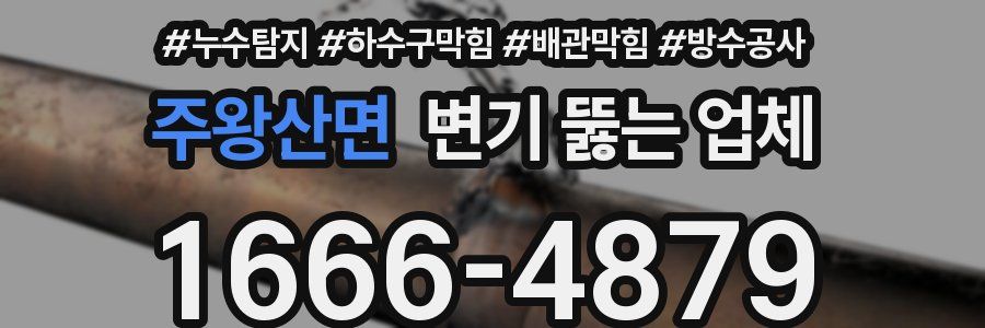 주왕산면 변기 뚫는 업체