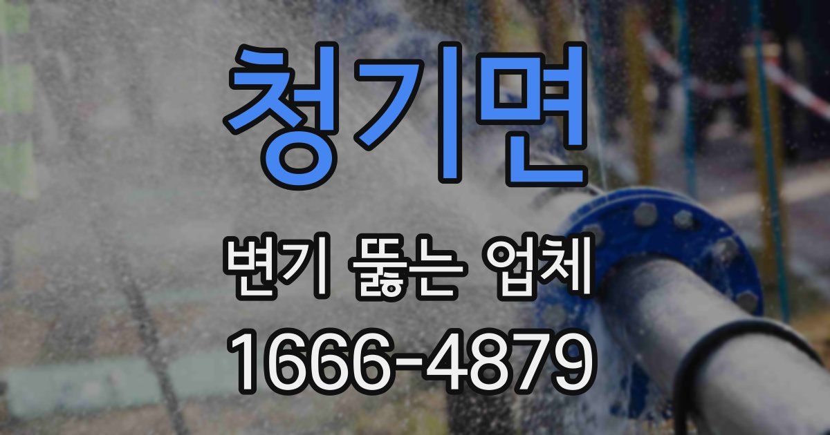 청기면 변기 뚫는 업체