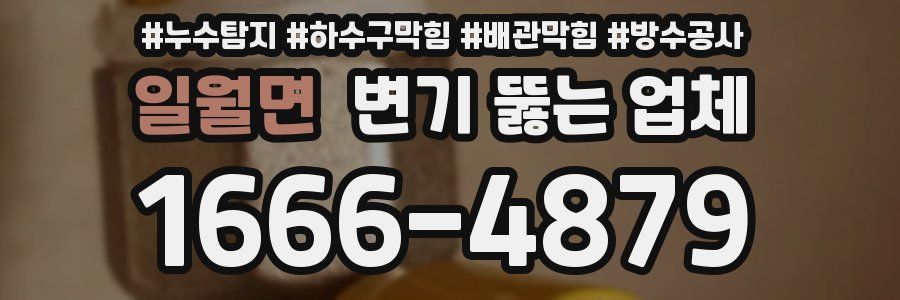 일월면 변기 뚫는 업체