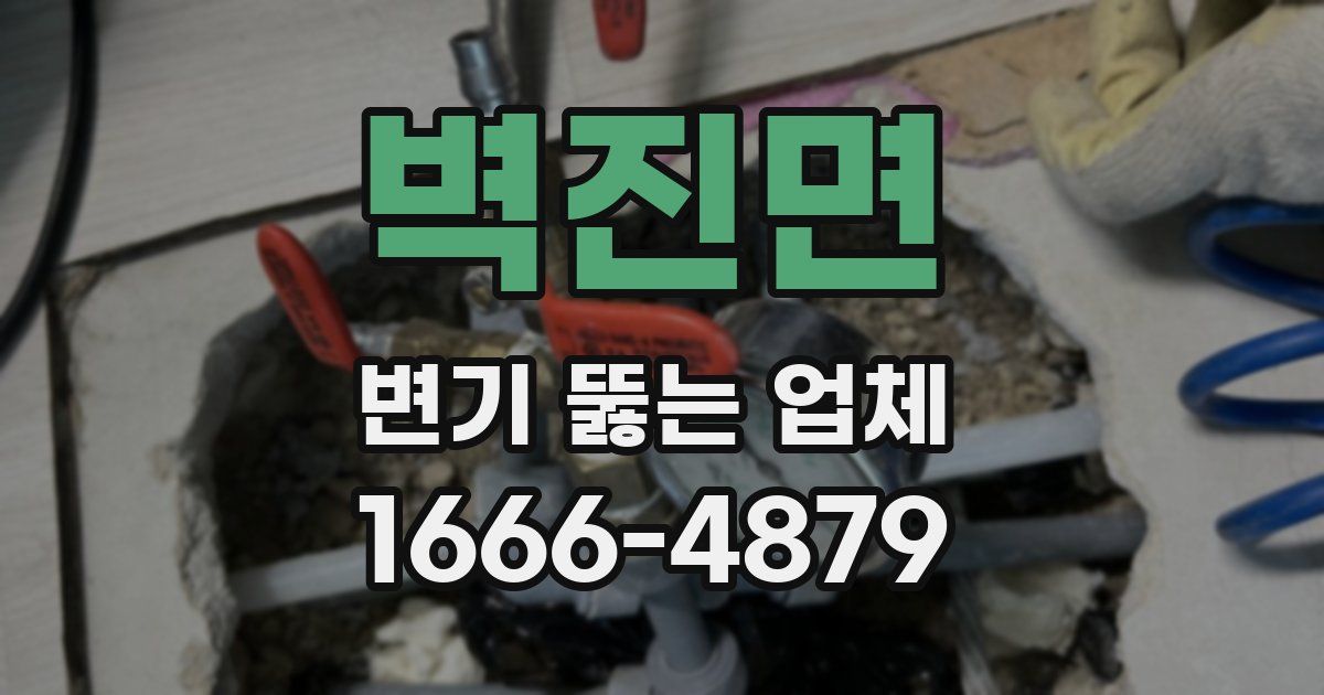 벽진면 변기 뚫는 업체