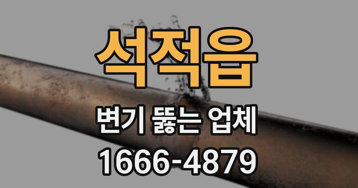석적읍 변기 뚫는 업체