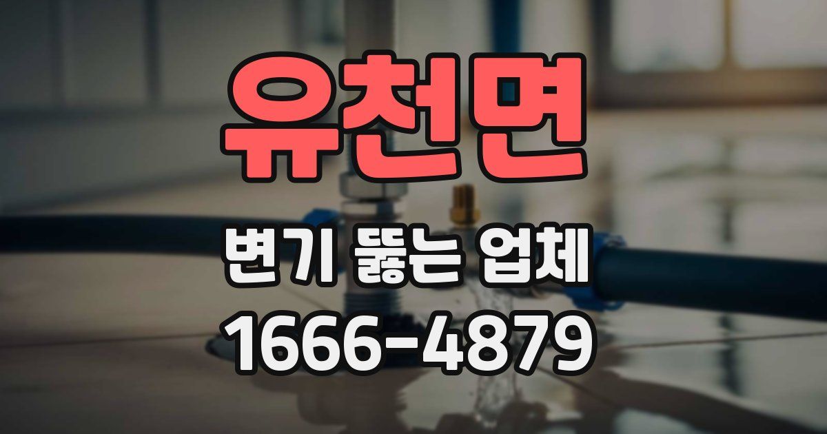 유천면 변기 뚫는 업체