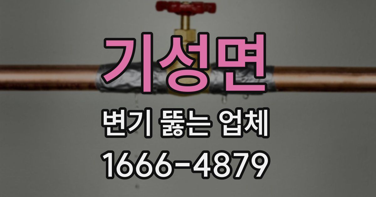 기성면 변기 뚫는 업체