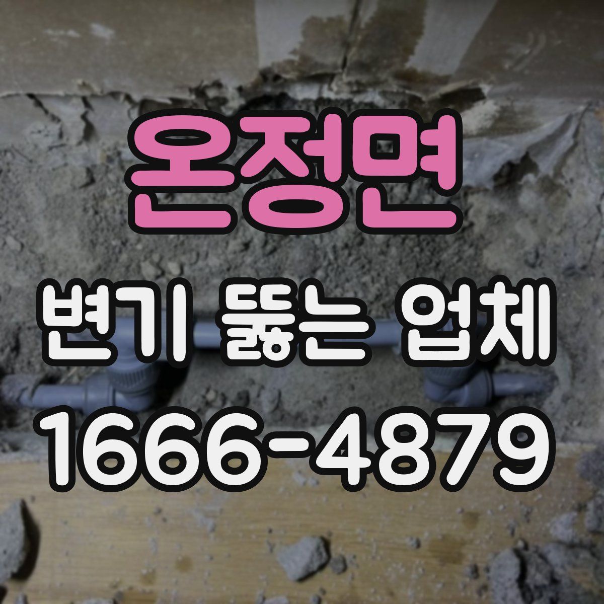 온정면 변기 뚫는 업체