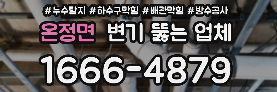 온정면 변기 뚫는 업체