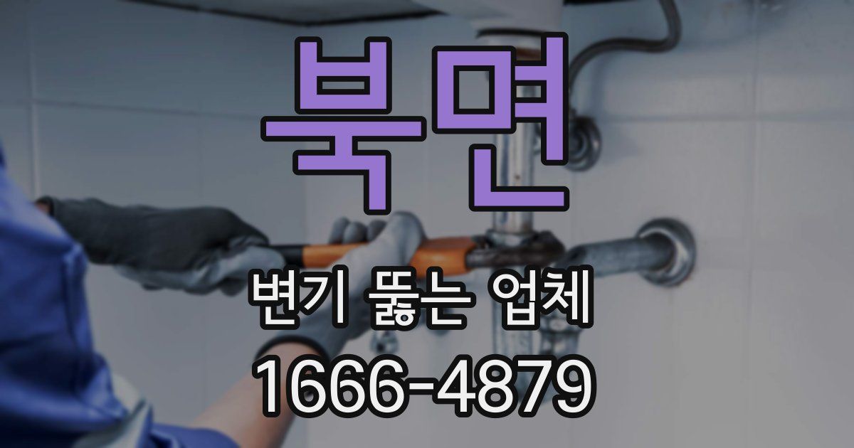 북면 변기 뚫는 업체