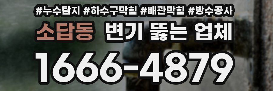 소답동 변기 뚫는 업체