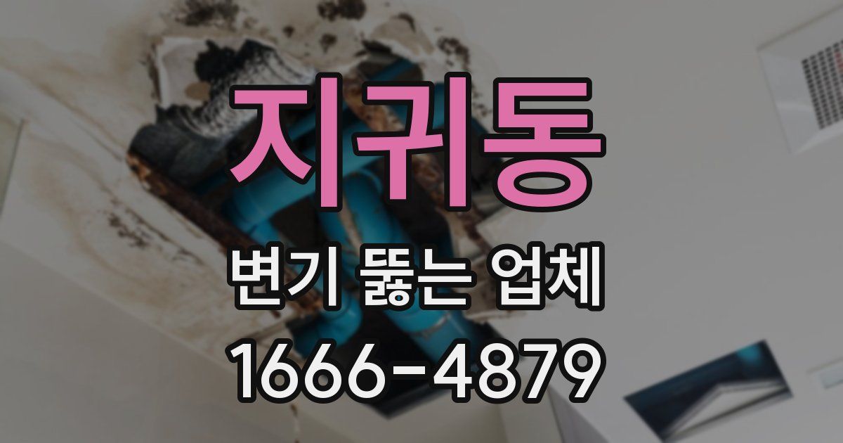 지귀동 변기 뚫는 업체