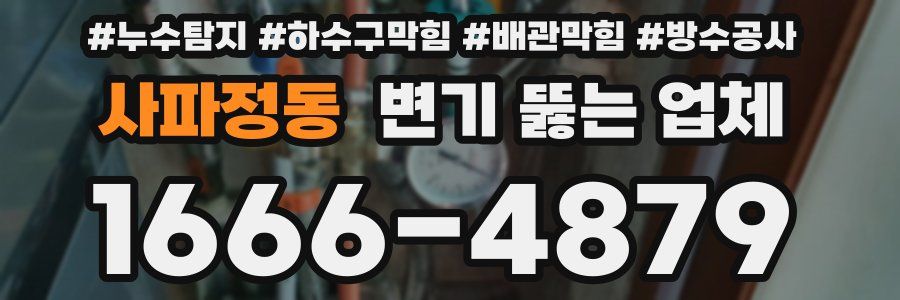 사파정동 변기 뚫는 업체