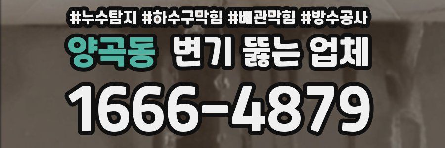양곡동 변기 뚫는 업체