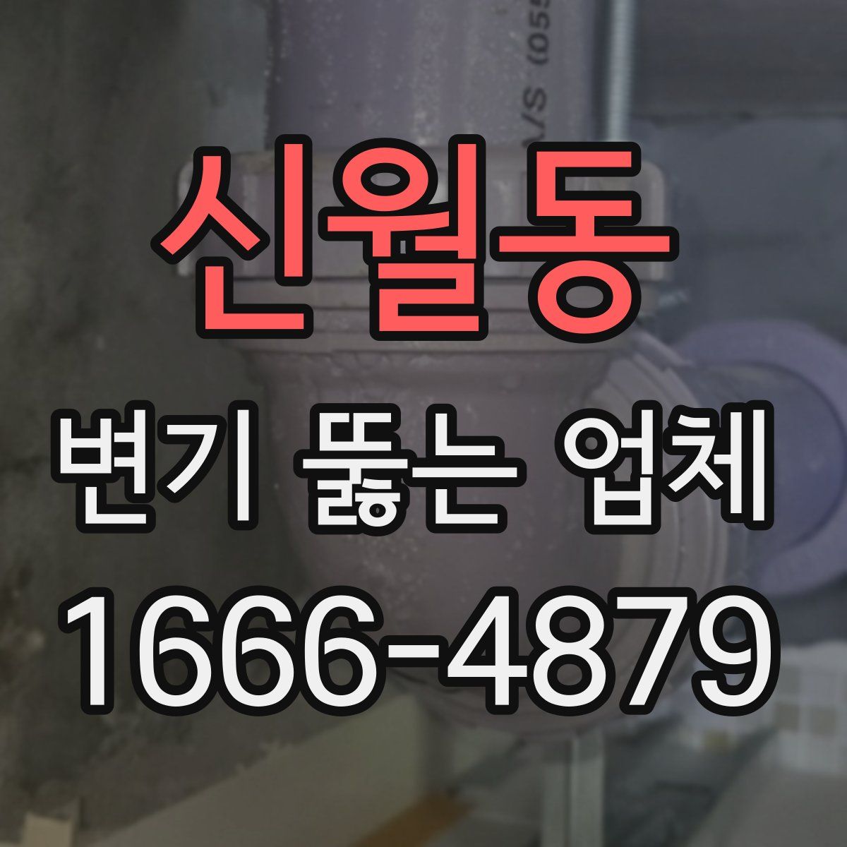 신월동 변기 뚫는 업체