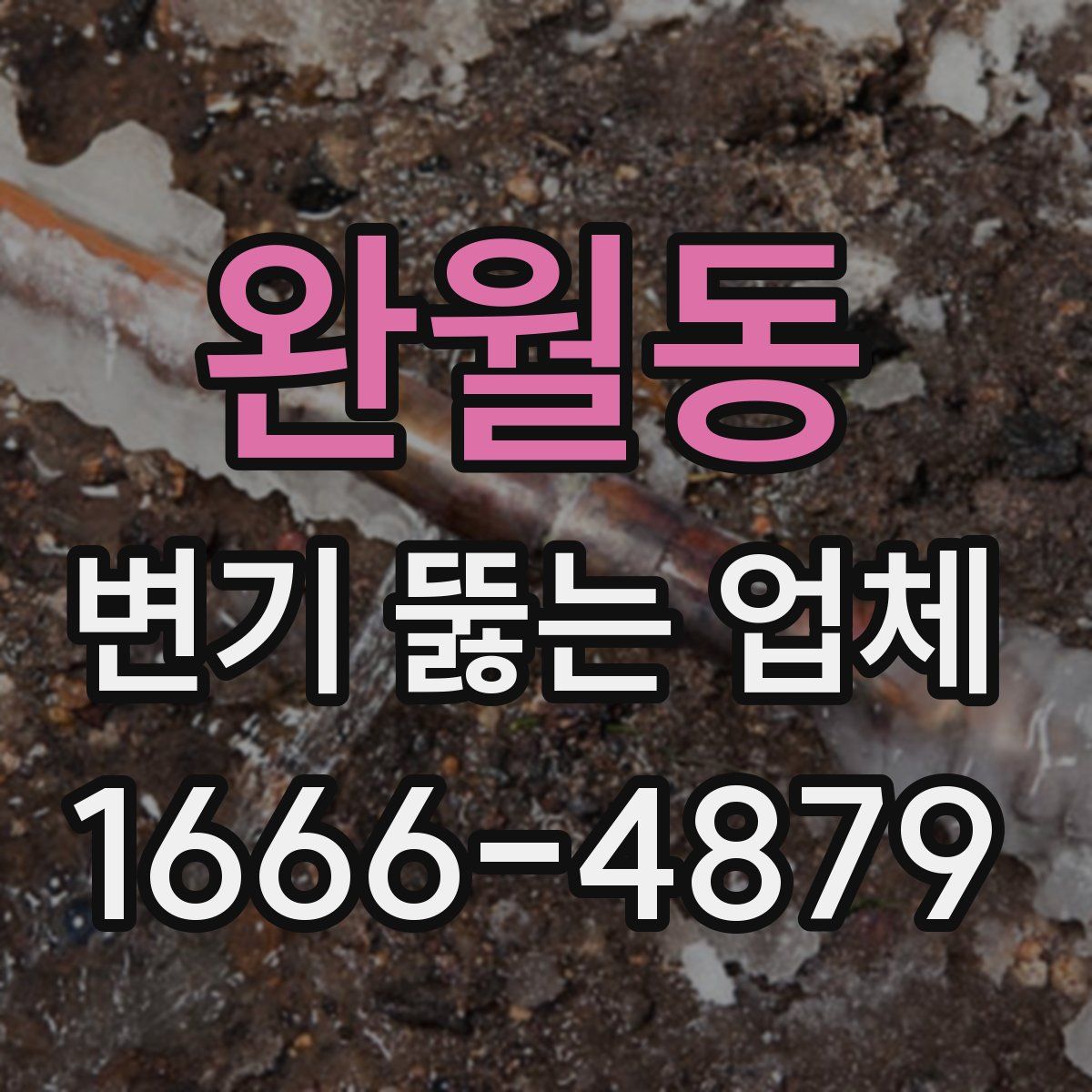 완월동 변기 뚫는 업체