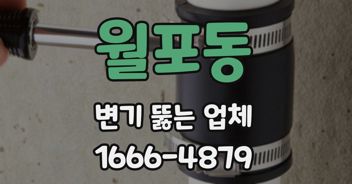 월포동 변기 뚫는 업체