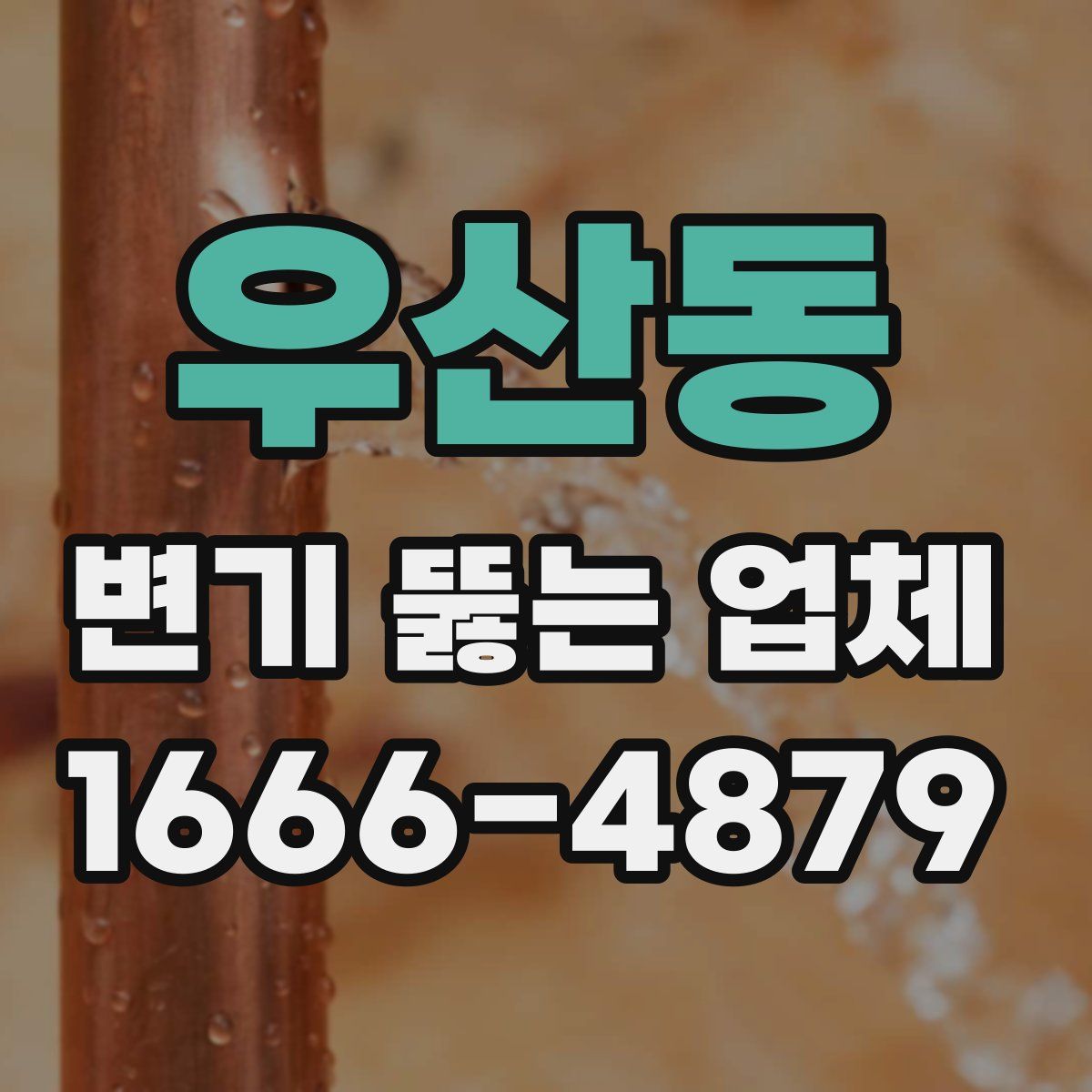 우산동 변기 뚫는 업체