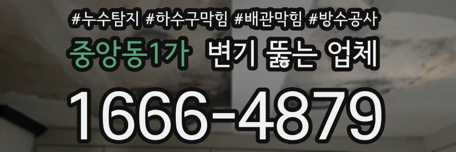 중앙동1가 변기 뚫는 업체