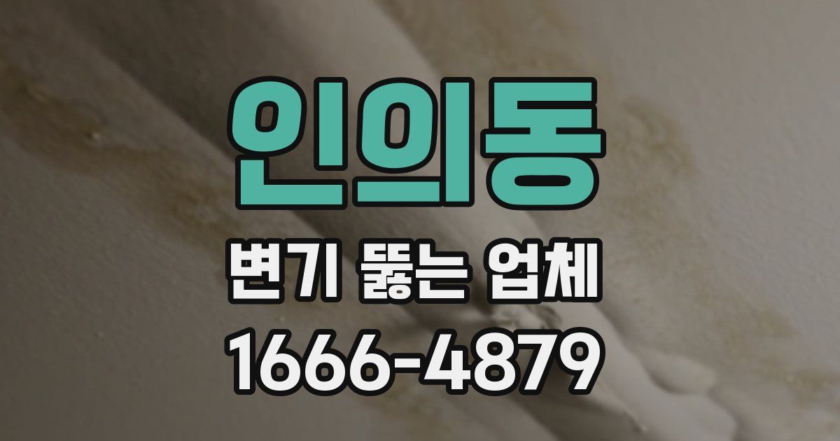 인의동 변기 뚫는 업체