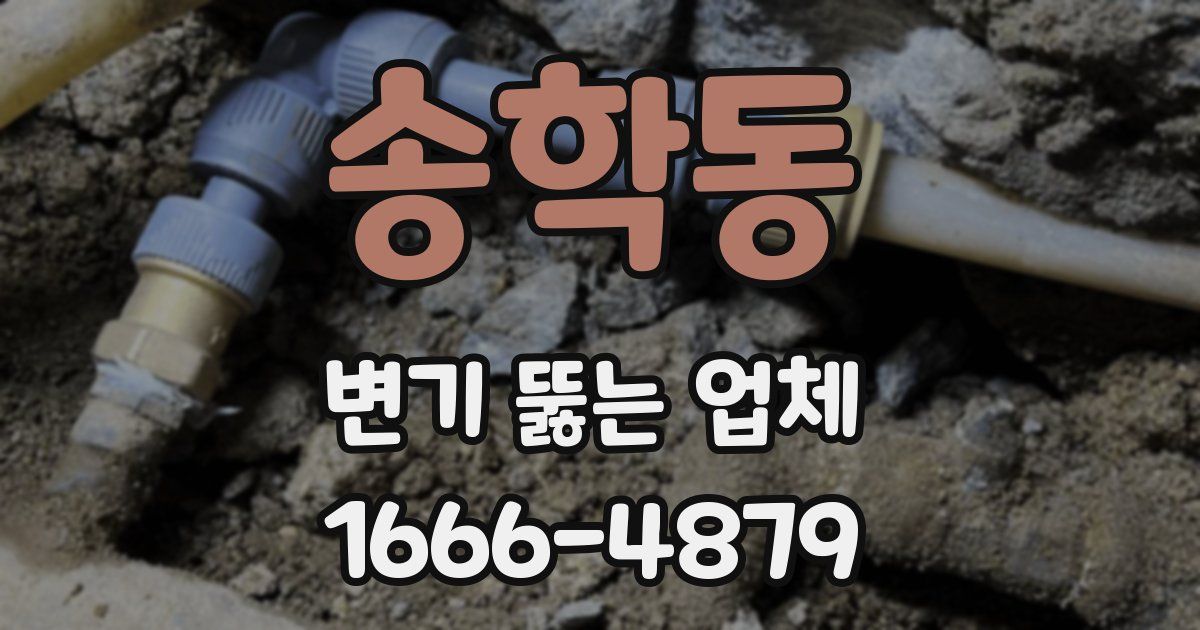 송학동 변기 뚫는 업체