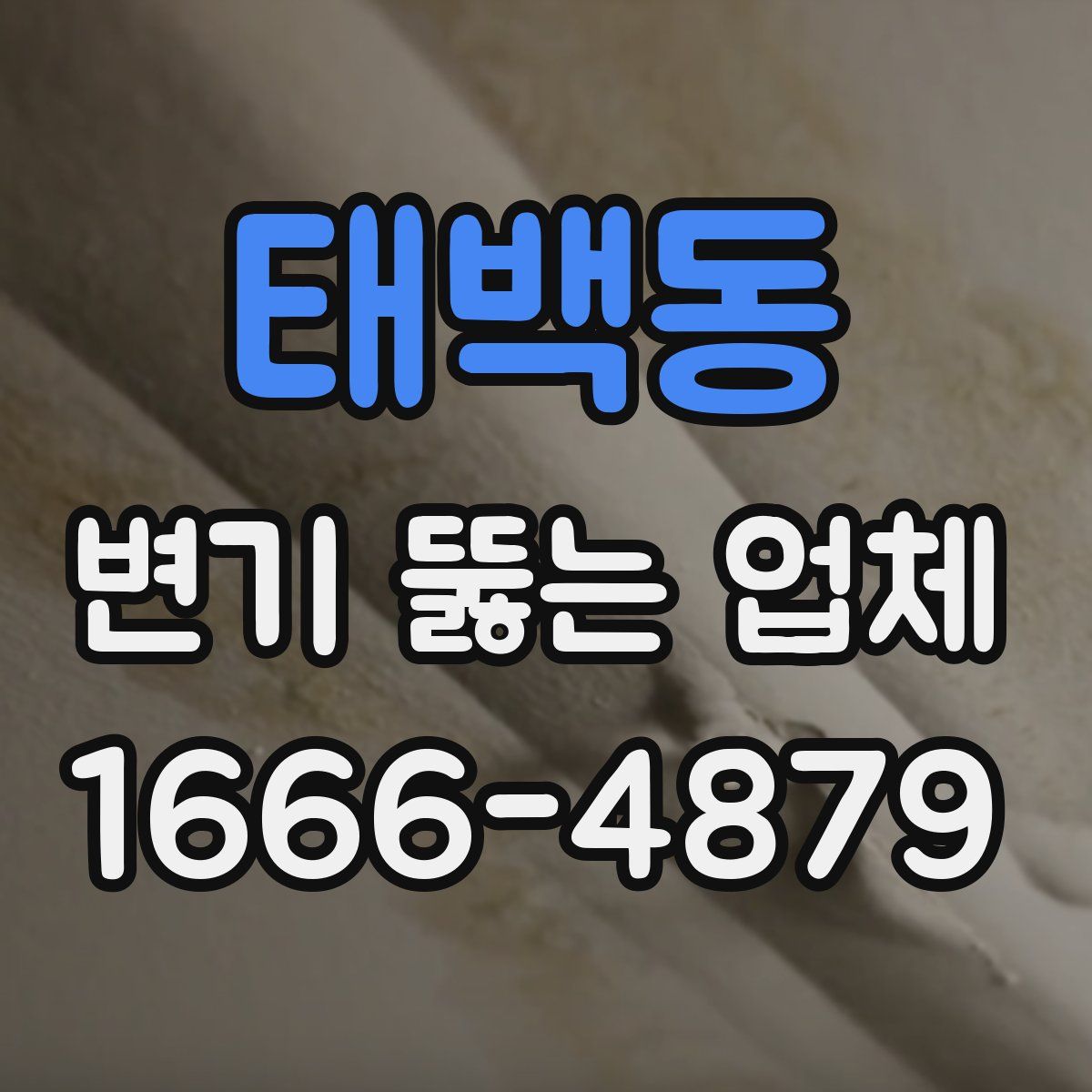 태백동 변기 뚫는 업체