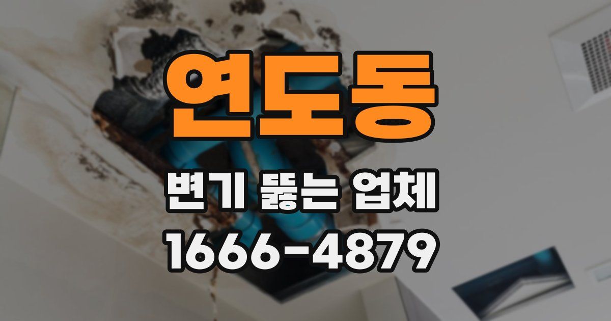 연도동 변기 뚫는 업체