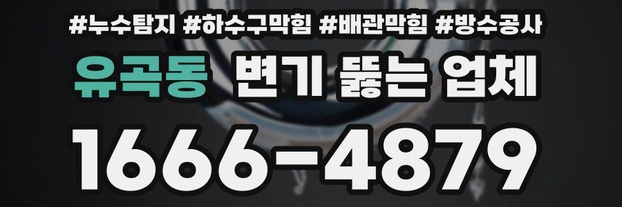 유곡동 변기 뚫는 업체