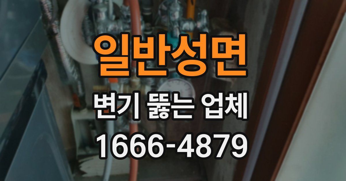 일반성면 변기 뚫는 업체