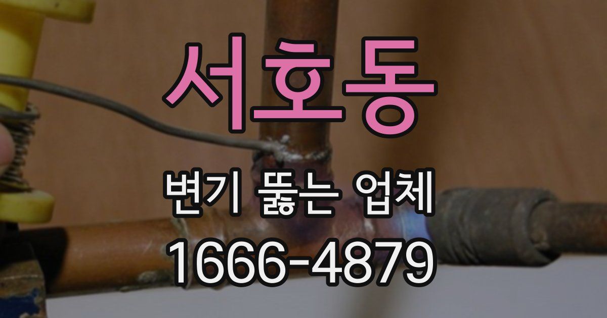 서호동 변기 뚫는 업체