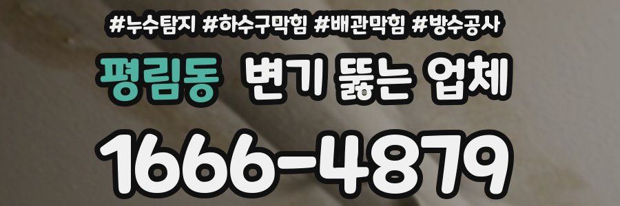 평림동 변기 뚫는 업체