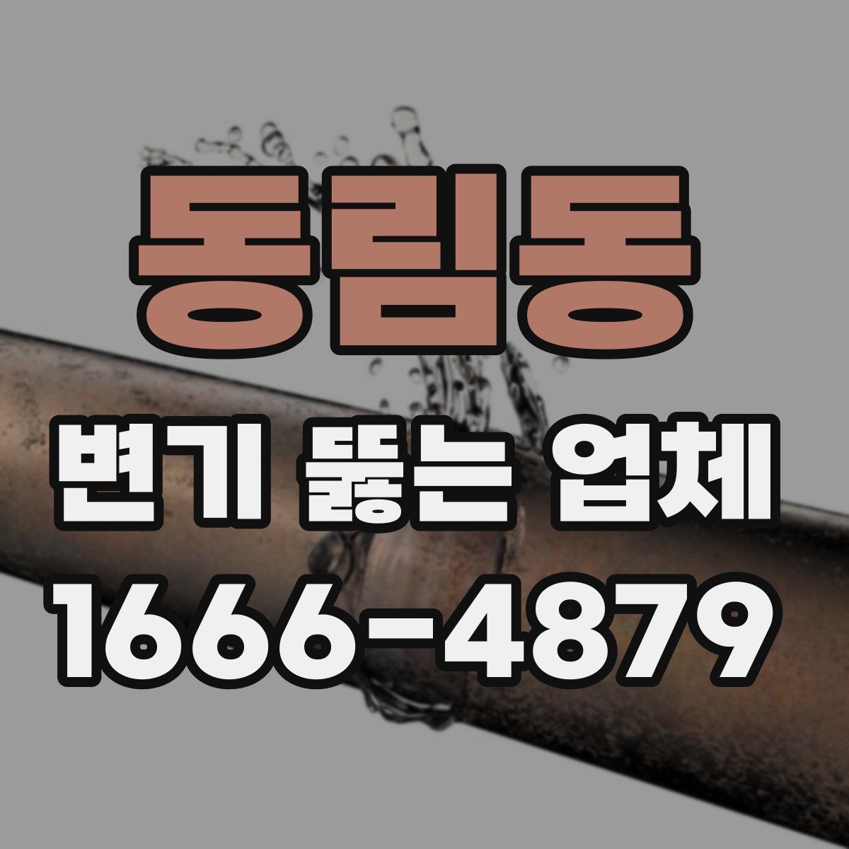 동림동 변기 뚫는 업체