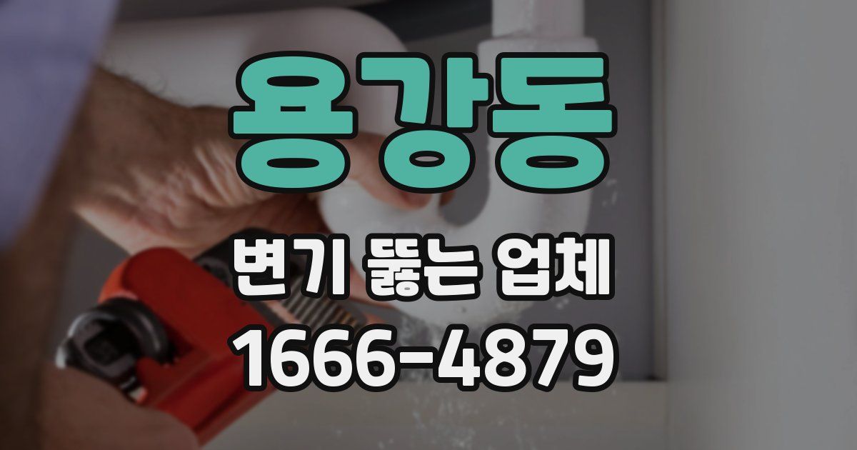 용강동 변기 뚫는 업체