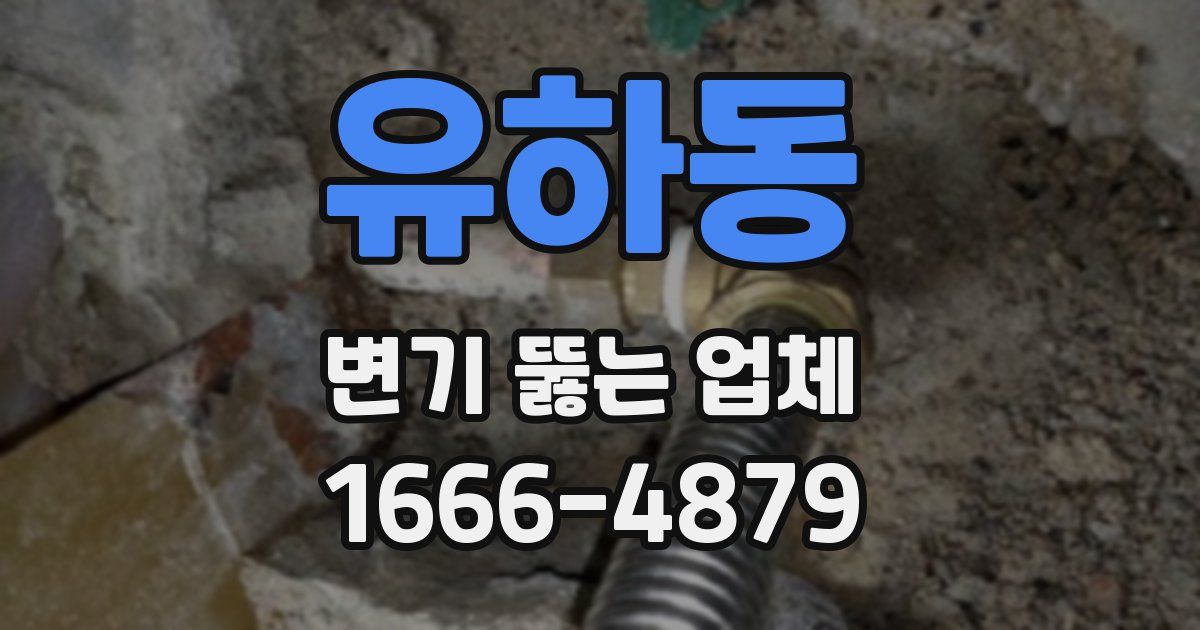 유하동 변기 뚫는 업체