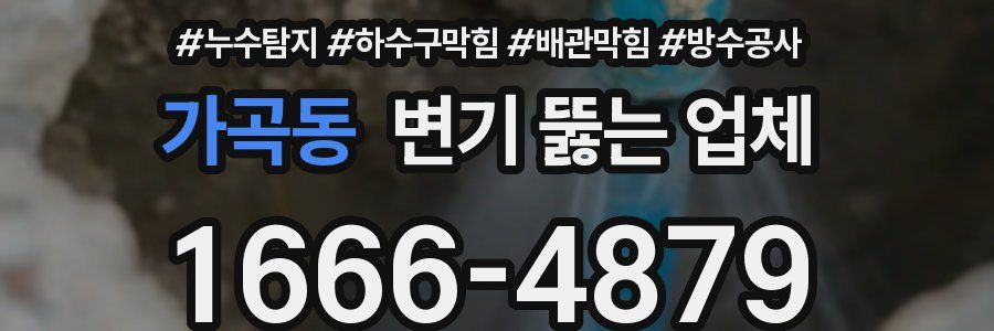 가곡동 변기 뚫는 업체