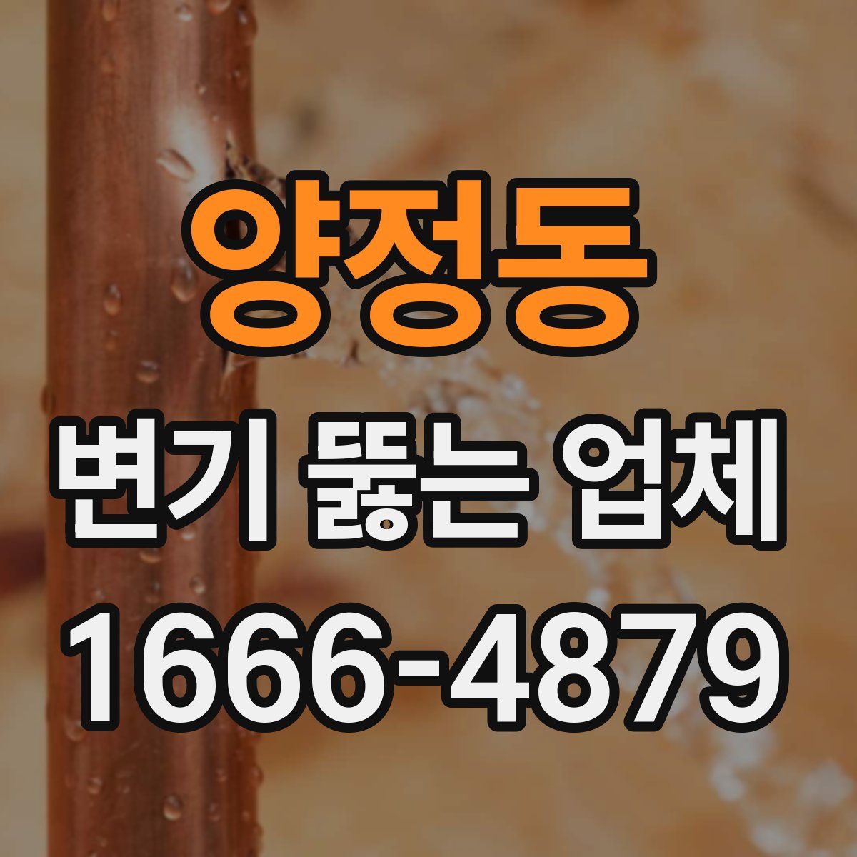 양정동 변기 뚫는 업체