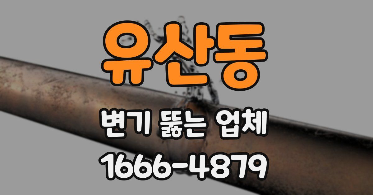 유산동 변기 뚫는 업체