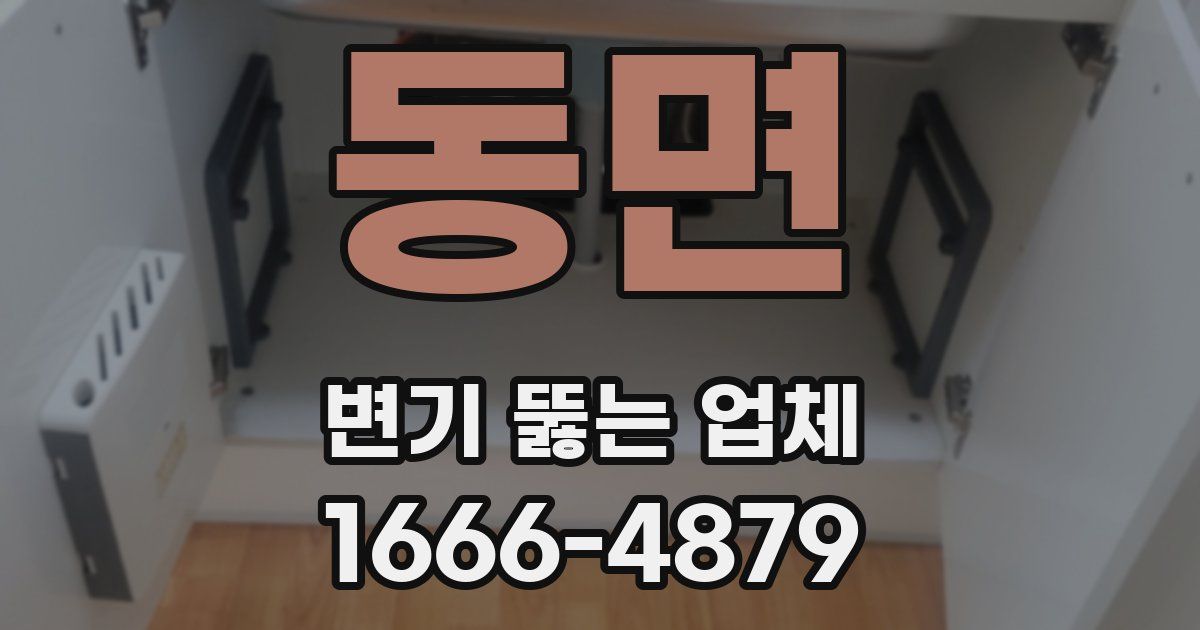 동면 변기 뚫는 업체