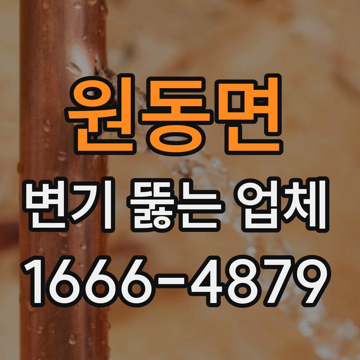 원동면 변기 뚫는 업체