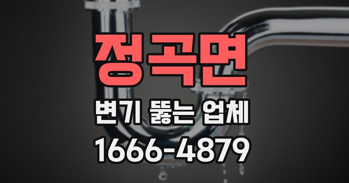 정곡면 변기 뚫는 업체