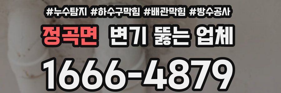 정곡면 변기 뚫는 업체