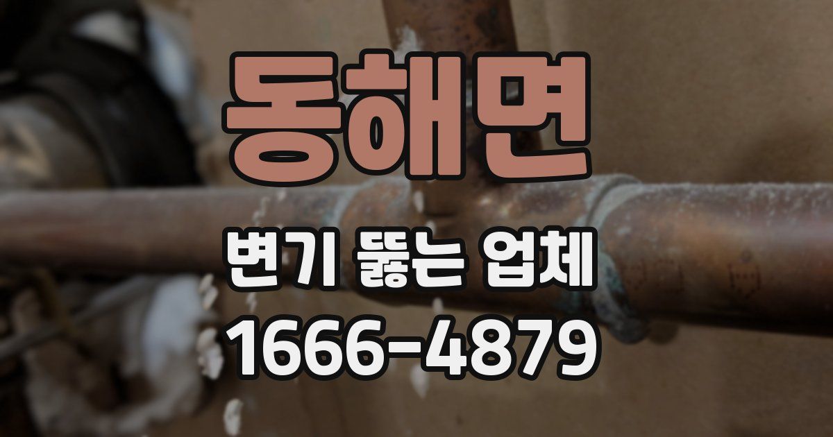 동해면 변기 뚫는 업체