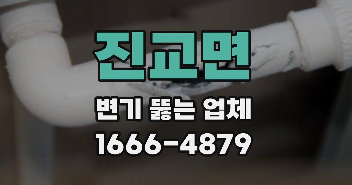 진교면 변기 뚫는 업체