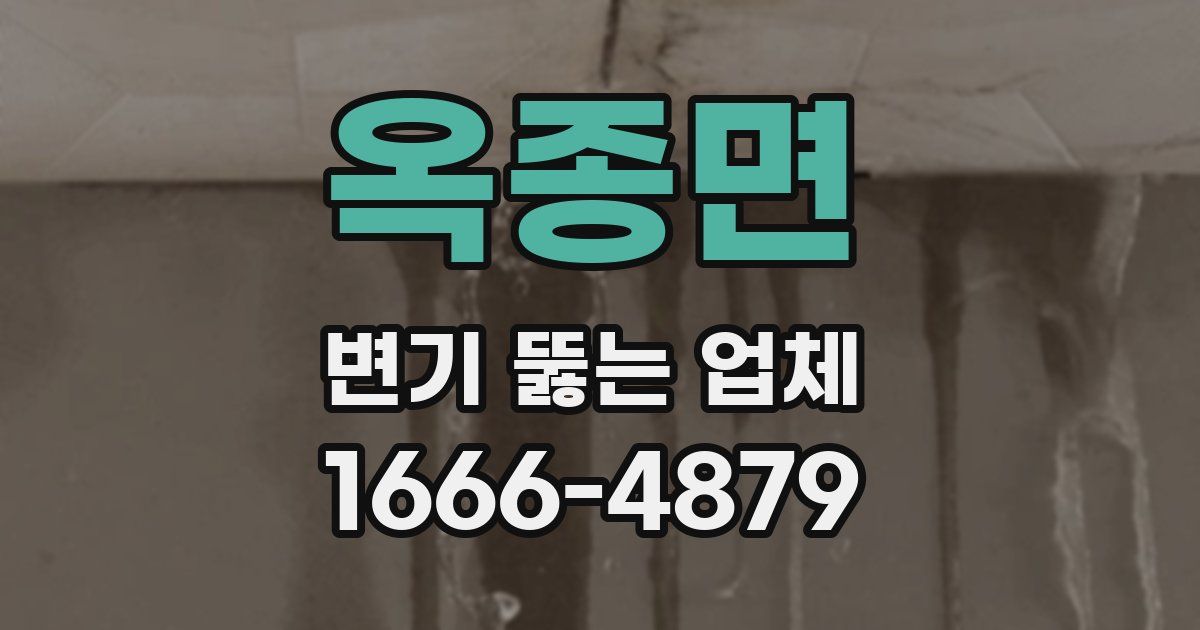 옥종면 변기 뚫는 업체