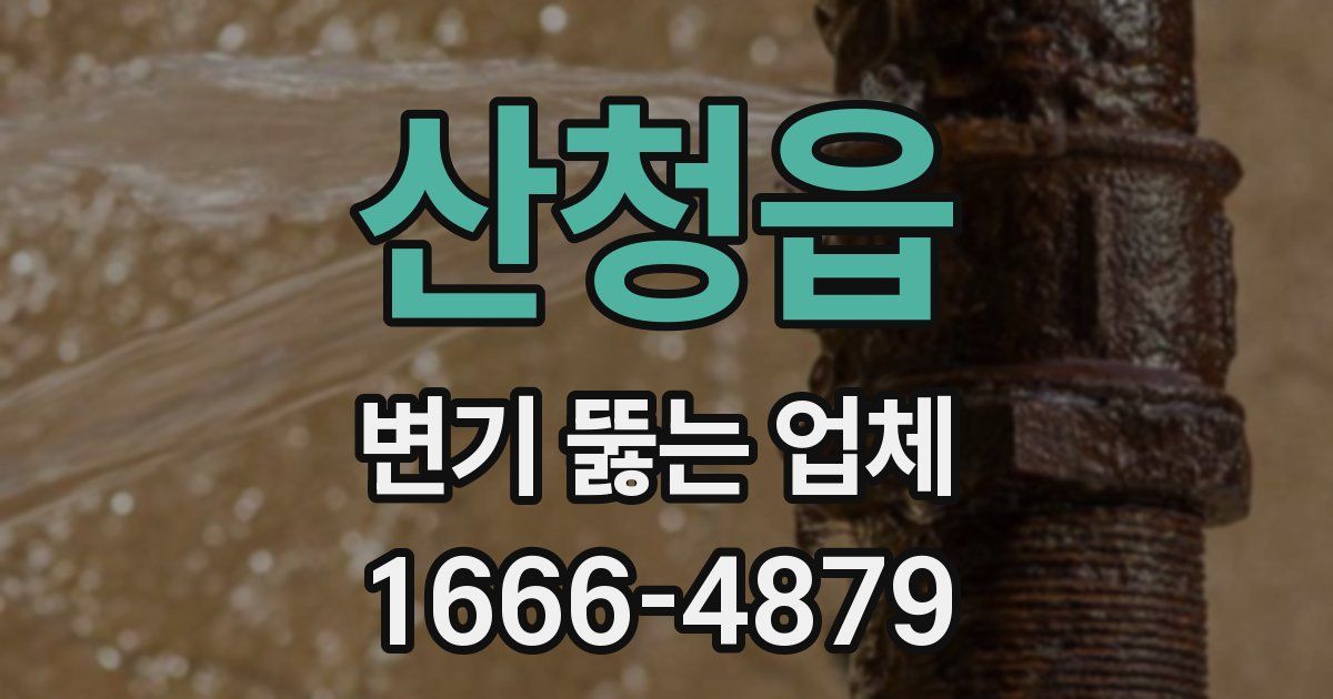 산청읍 변기 뚫는 업체