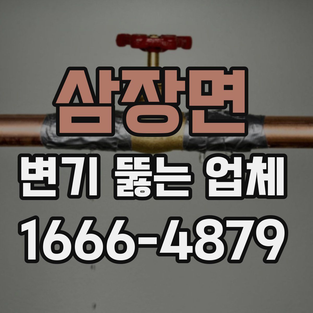 삼장면 변기 뚫는 업체