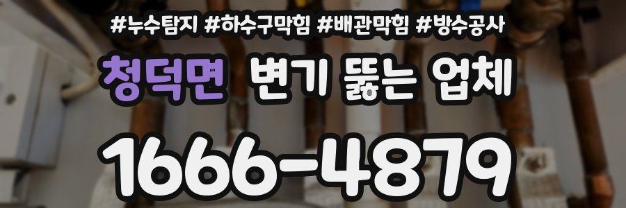 청덕면 변기 뚫는 업체