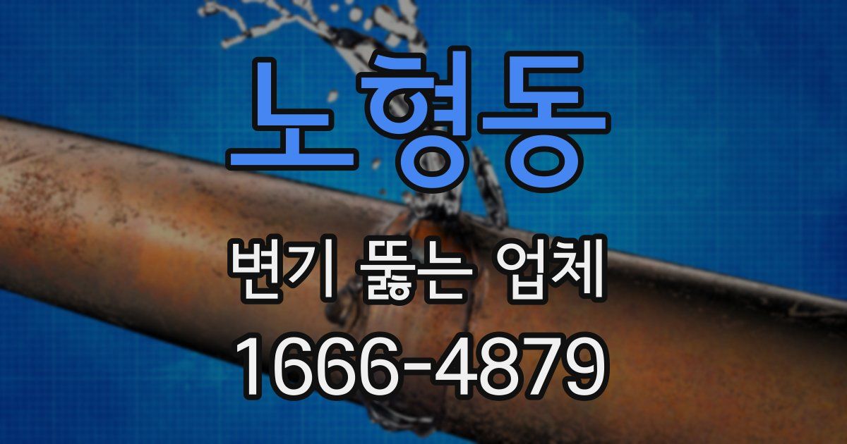 노형동 변기 뚫는 업체