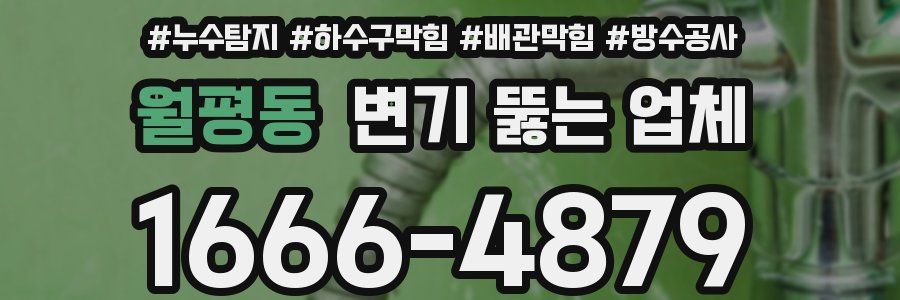 월평동 변기 뚫는 업체