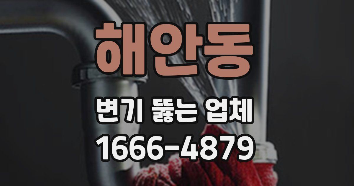 해안동 변기 뚫는 업체